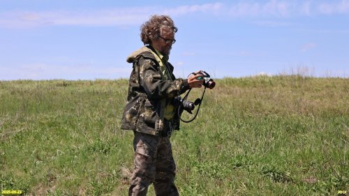 Координатор ЭВСК А.Рудомаха на обследовании перспективной ООПТ Лохова балка 
