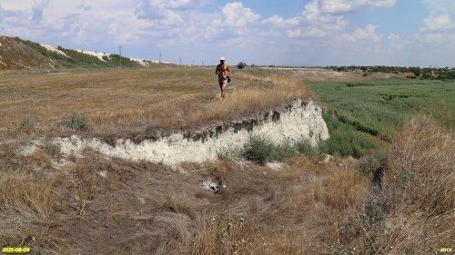 Д.Матвеев на обследовании перспективной ООПТ Черкасский берег Челбаса