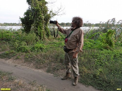 Координатор ЭВСК А.Рудомаха на обследовании перспективной ООПТ Дурносёловская роща