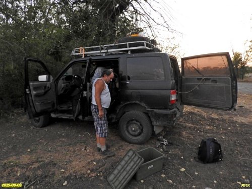 Водитель Г.Учкуров в перспективной ООПТ Восточно-Челбасская роща