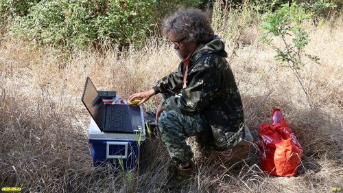 Координатор ЭВСК А.Рудомаха на обследовании перспективной ООПТ Большая Загреблевская роща