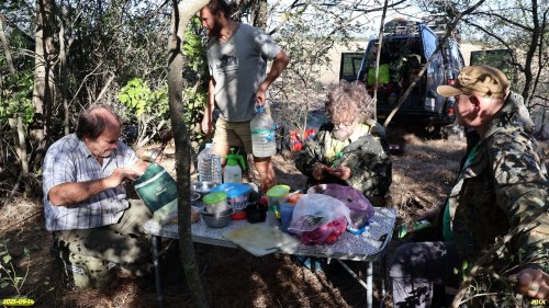 Обед на территории перспективной ООПТ Коржинский лесопарк