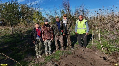 Активисты ЭВСК на обследовании озеленённых территорий в МО Ленинградский район (03.10.2025)