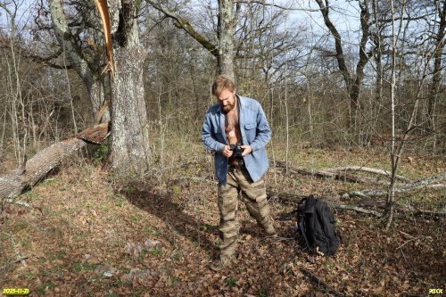 Д.Матвеев на обследовании перспективной ООПТ Урочище Майская Горка