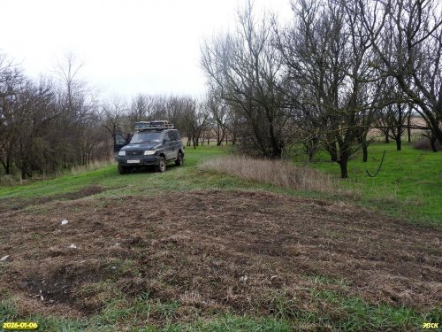 Заезд на территорию перспективной ООПТ Урочище Ейское