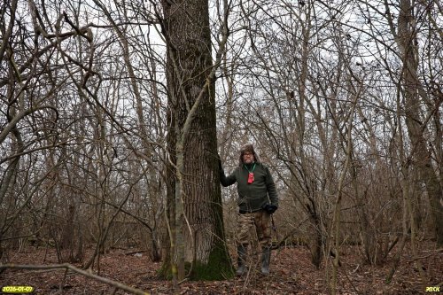 Координатор ЭВСК А.Рудомаха на обследовании перспективной ООПТ Южно-Староминская роща
