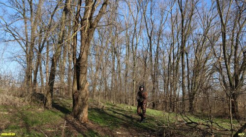 А.Рудомаха на обследовании перспективной ООПТ Староминская роща 