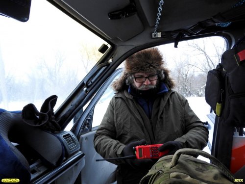 Координатор ЭВСК А.Рудомаха перед обследованием перспективной ООПТ Балковский лесопарк