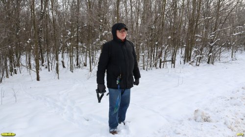 Д.Петраускас на обследовании перспективной ООПТ Роща в хуторе Ин-Малёваный