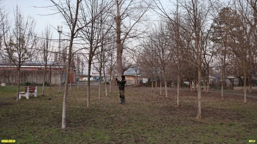 Координатор ЭВСК А.Рудомаха на обследовании перспективной ООПТ Краснолитовский парк