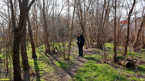 С.Симонов на обследовании перспективной ООПТ Восточно-Ботаническая роща