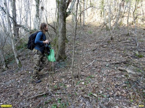 Д.Матвеев на обследовании перспективной ООПТ Греческая щель и гора Пролетарская
