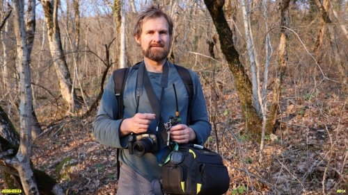 Д.Матвеев на обследовании перспективной ООПТ Гора Кобылка