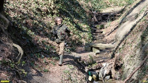 Координатор ЭВСК А.Рудомаха а обследовании перспективной ООПТ Первая Сочинская щель