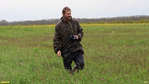 Д.Матвеев на обследовании перспективной ООПТ Курган Павловский 