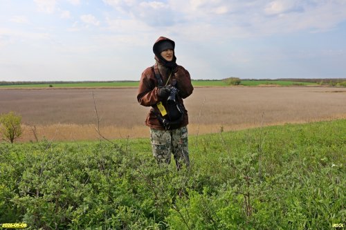 Агния Рудомаха на обследовании перспективной ООПТ Урочище Ващенко