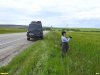 И.Валеева на обследовании перспективной ООПТ Третья и Четвёртая Коваленковы балки