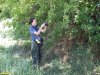 Агния Рудомаха на обследовании перспективной ООПТ Западно-Весёловская роща 