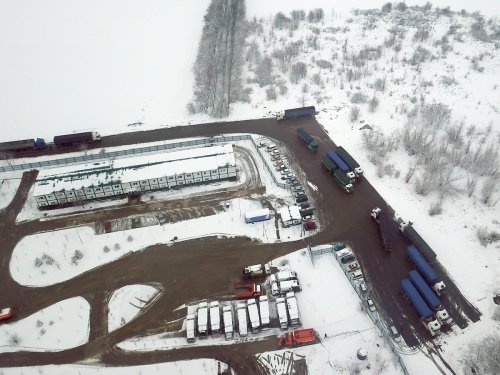 Возле Белореченского полигона ТКО скопились тонары с несортированными отходами