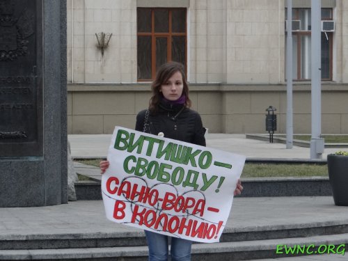 Пикет "Свободу Евгению Витишко"