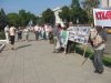 Пикет против строительства дороги