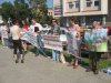Пикет против строительства дороги