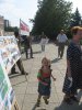 Пикет против строительства дороги