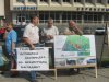 Пикет против строительства дороги