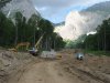 Долина ручья Водопадистый обезображена вырубкой леса и дорожными работами