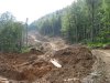Чуть дальше начато строительство еще одного водопропуского сооружения
