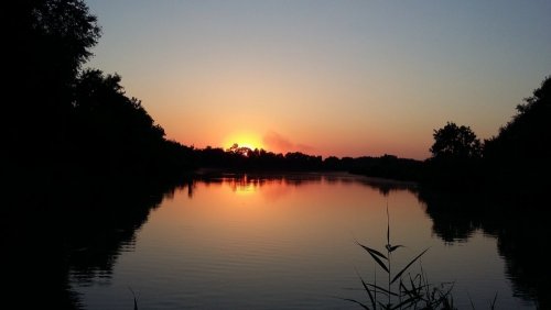Большой остров на озере Старая Кубань в Краснодаре