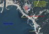 Схема расположения заборов на берегу Черного моря вокруг "дачи Ремезкова"