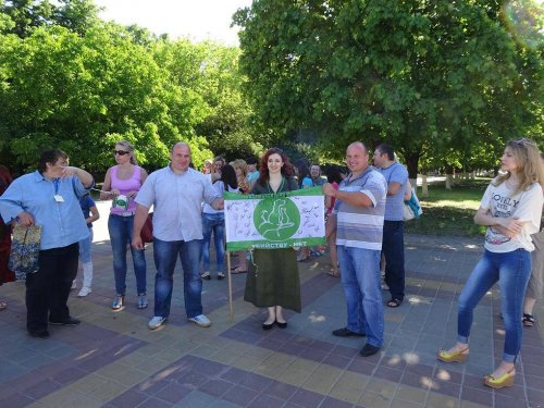 Братья Мильченко на зоозащитном пикете