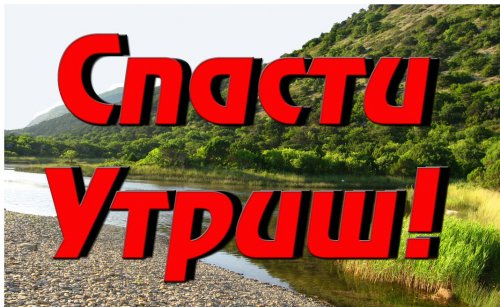 ПЛАКАТ "СПАСТИ УТРИШ!" (Формат А1)