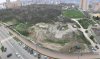 Участок Пионерской рощи, расчищенный под строительство детского сада
