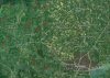 Спутниковый снимок и схема пожаров рисовой соломы
